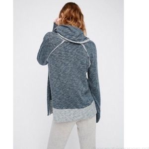 Free People Beach Cowl Cocoon Pullover Long Sleeve